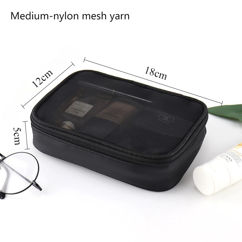 Trousse transparente à bord noir — vue 9