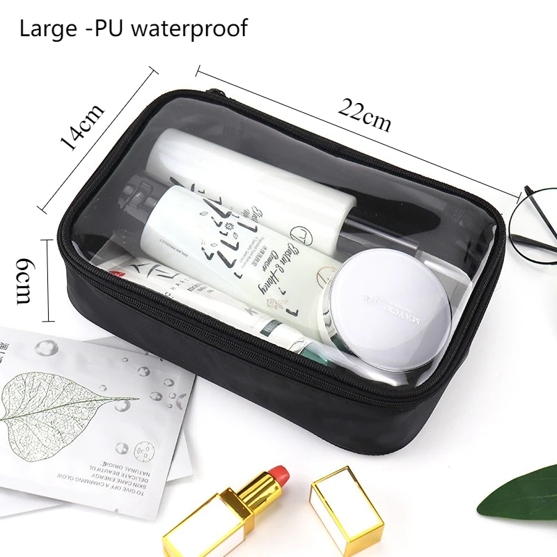 Trousse transparente à bord noir — vue 7