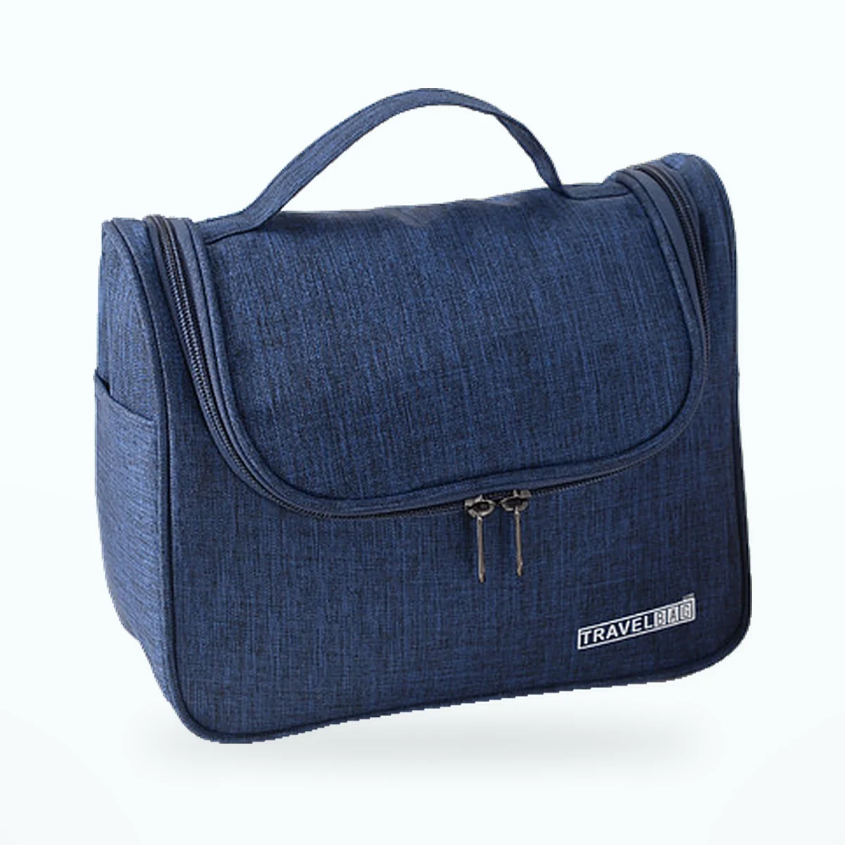Trousse de toilette cube pliable – Bleu marine