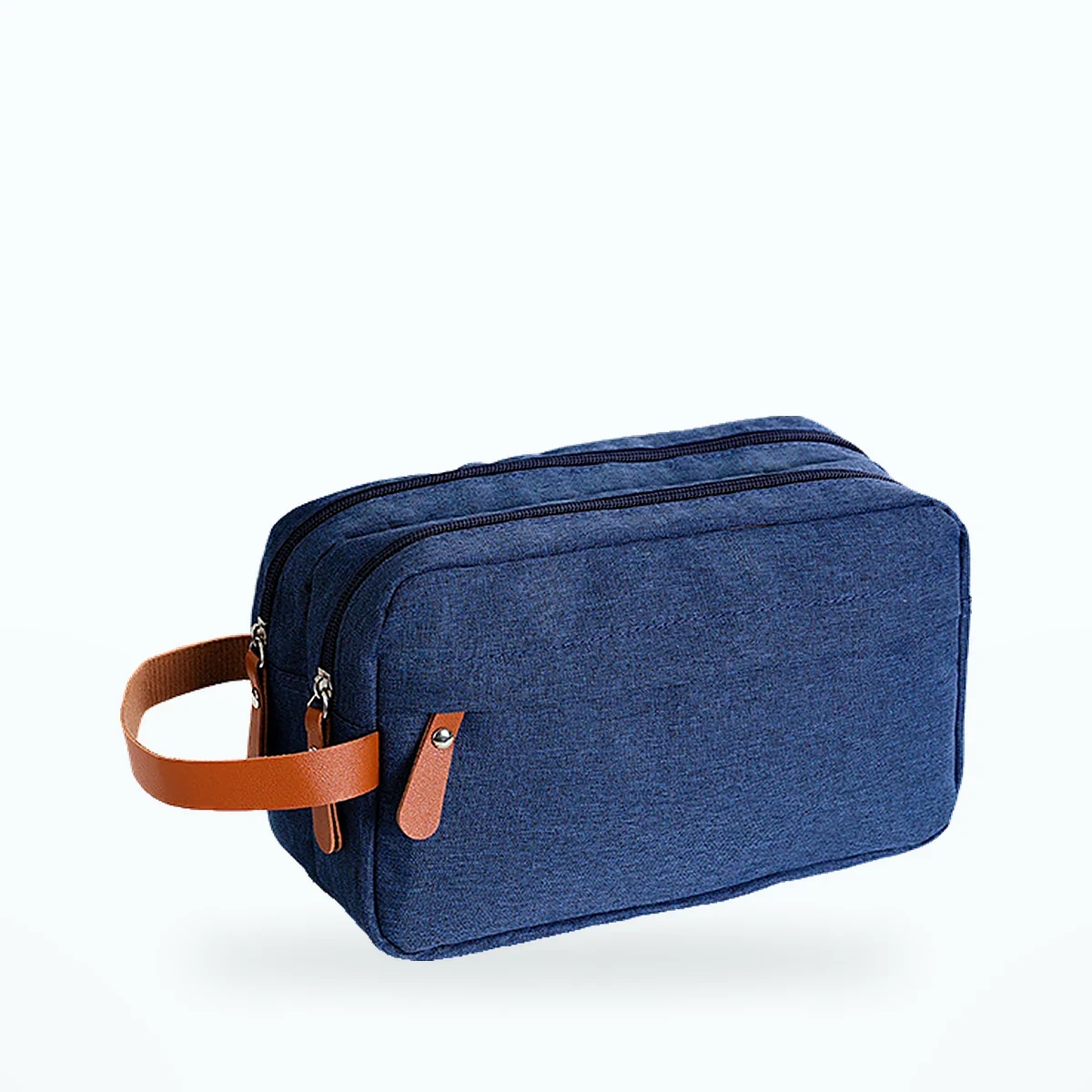 Trousse de toilette homme compacte – Bleu marine