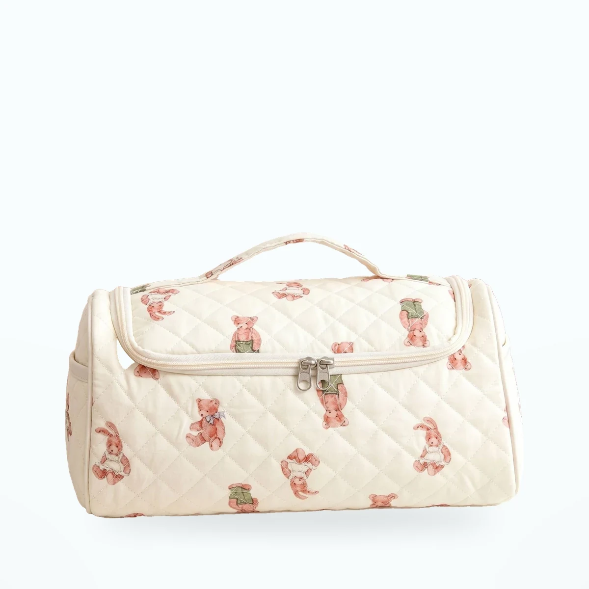 Trousse de toilette matelassée à suspendre – Oursons